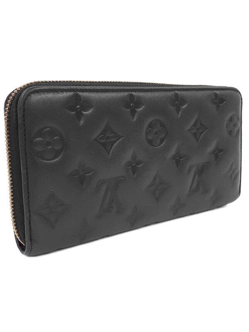 Louis Vuitton Monogram Wallet Long Round Zipper Zippy Brown